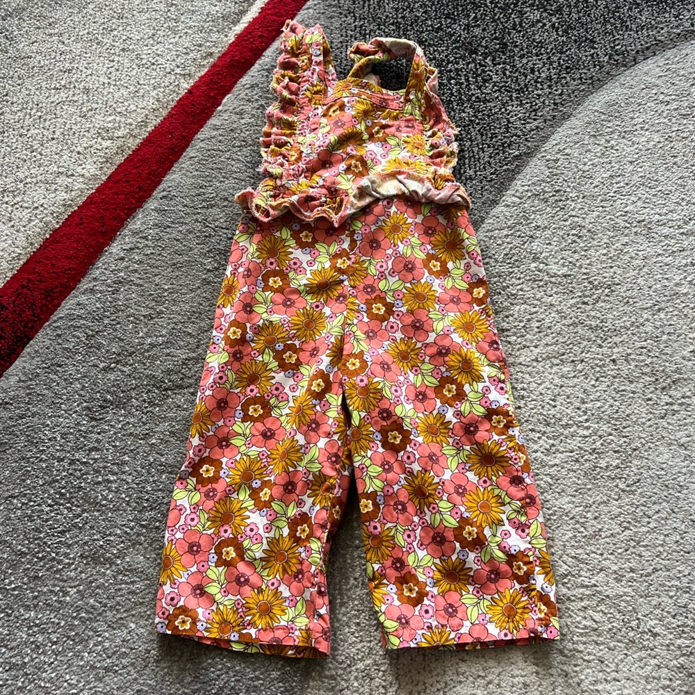 Little Lass And Wonder Nation Girls 4T Jumpsuit Bundle - Picture 4 of 6